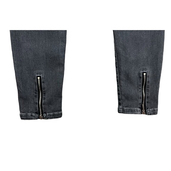 HUGO Hugo Boss Jeans  Women's Size 26  Low Rise Skinny w Zip Ankle  Gray Denim - Picture 5 of 11